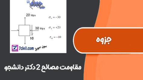 جزوه درس مقاومت مصالح 2 دکتر دانشجو