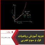 جزوه آموزش ریاضیات اول و سوم تجربی-مهدی جعفری کیا