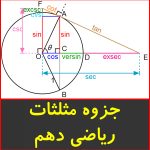 جزوه مثلثات ریاضی دهم